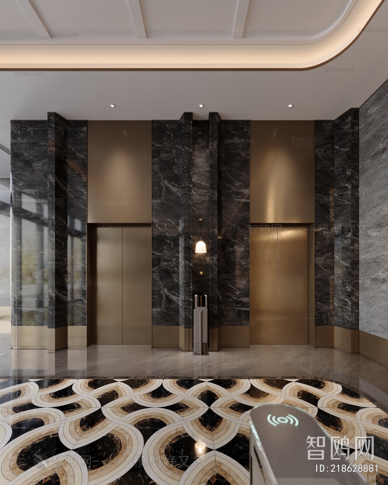 Modern Office Reception Desk