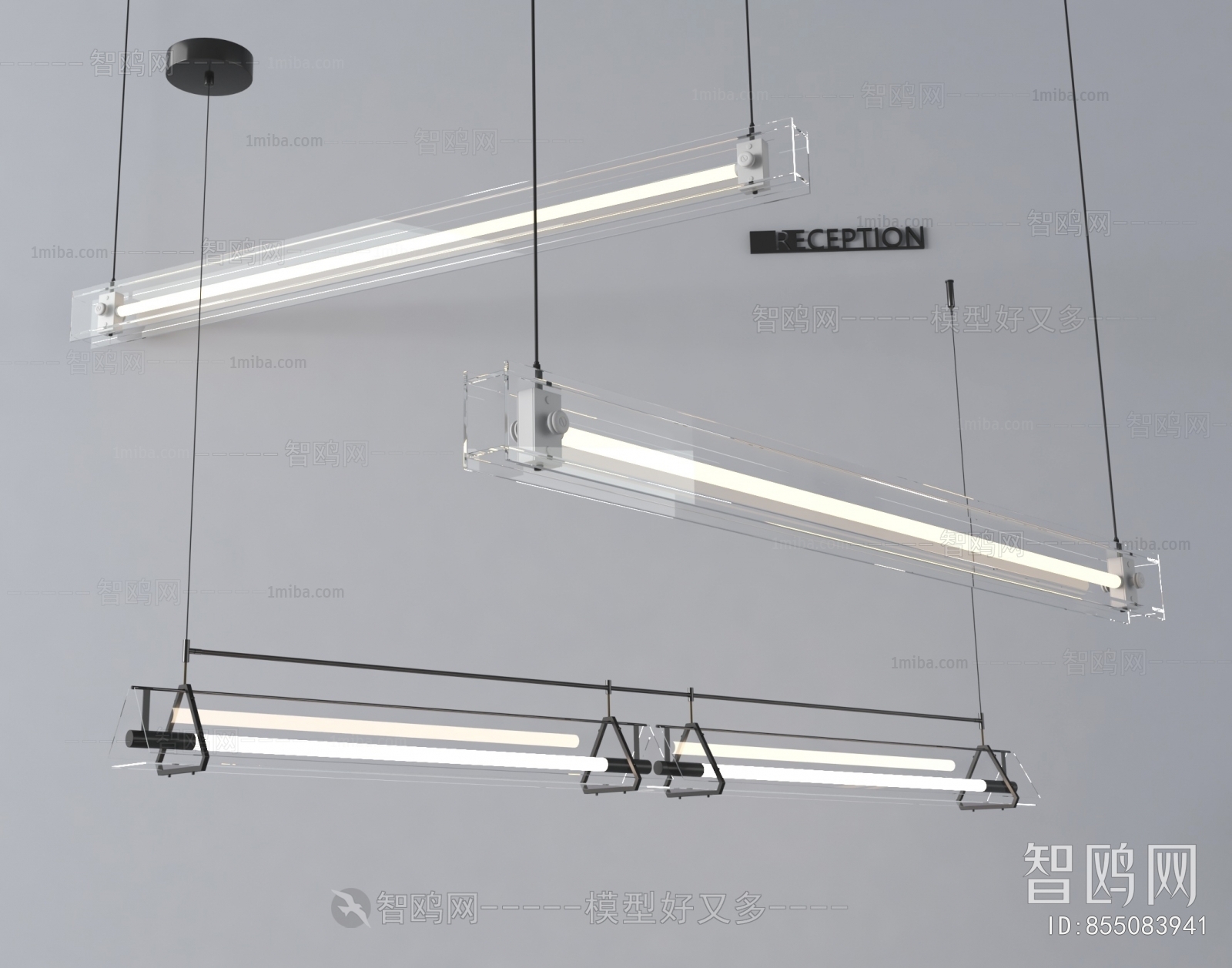 Modern Long Chandelier