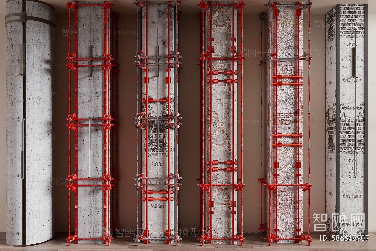 Industrial Style Column