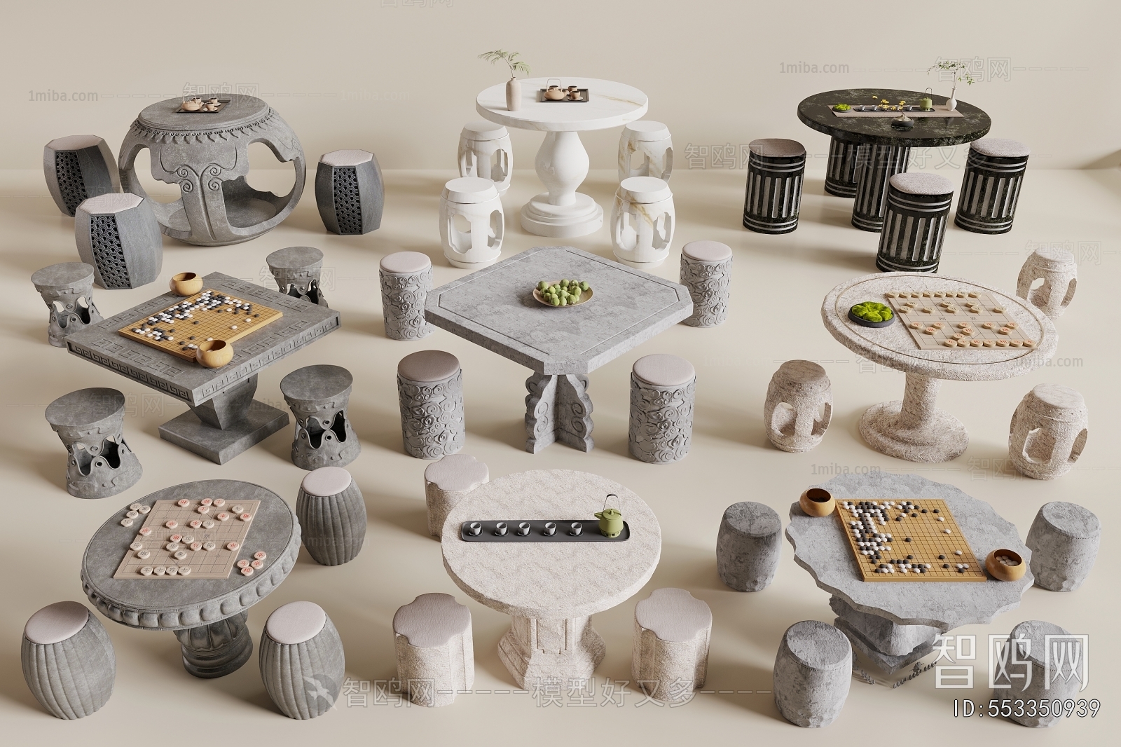 Chinese Style Outdoor Tables And Chairs