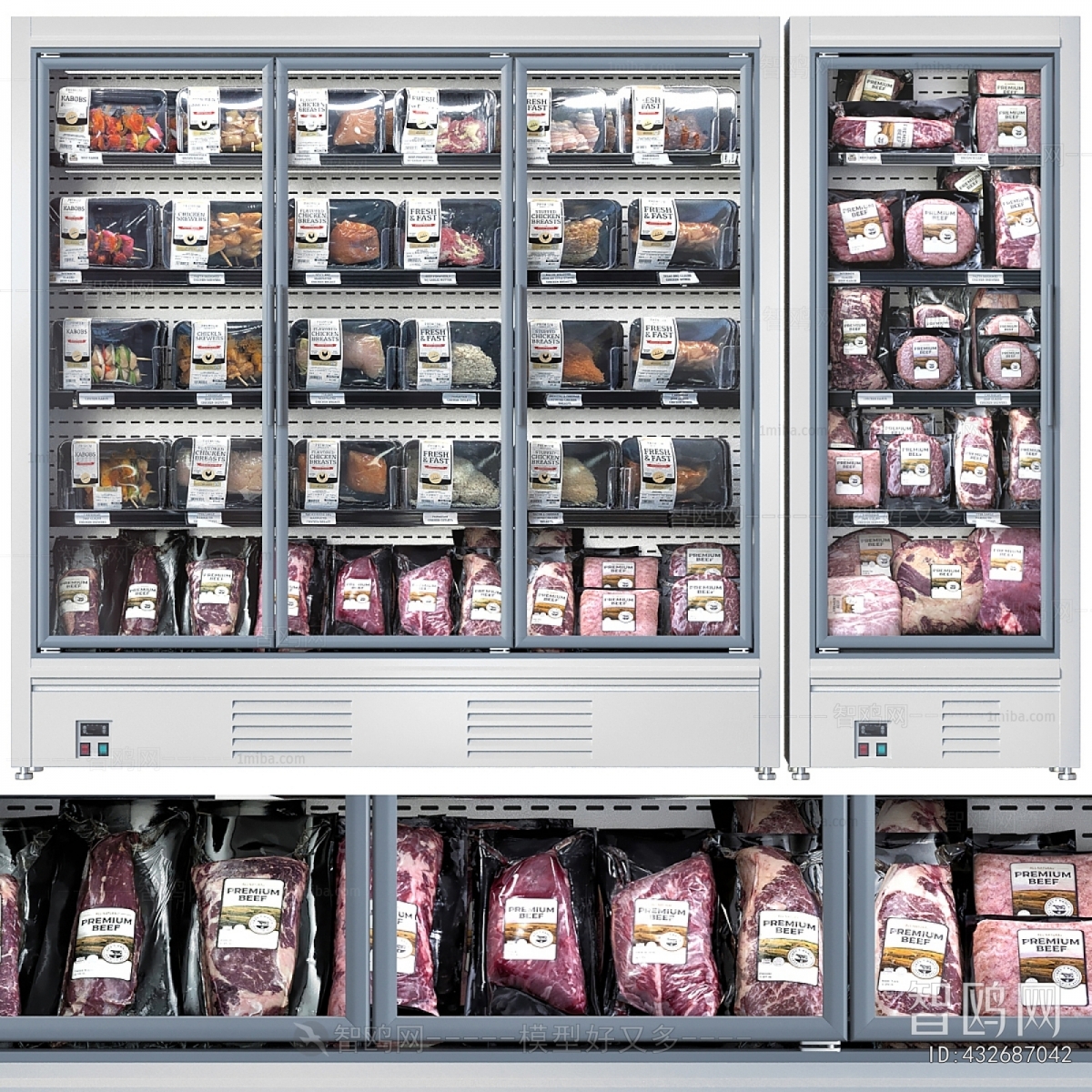 Modern Refrigerator Freezer