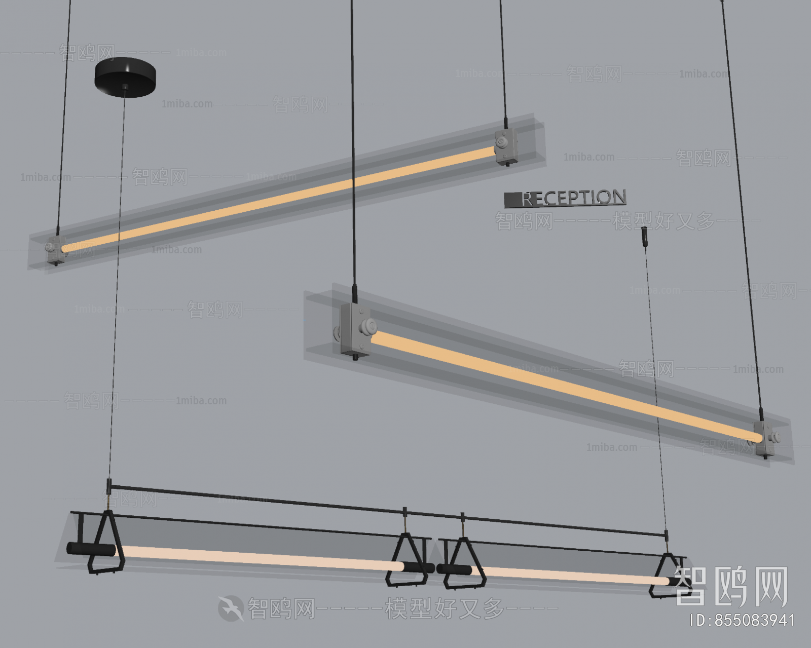 Modern Long Chandelier