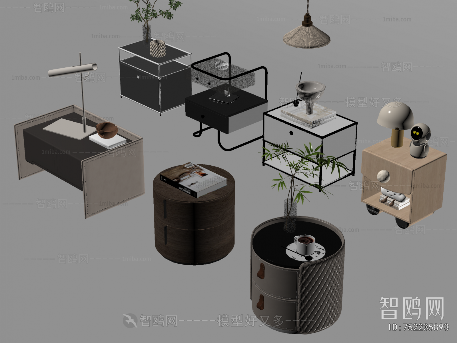 Modern Bedside Cupboard