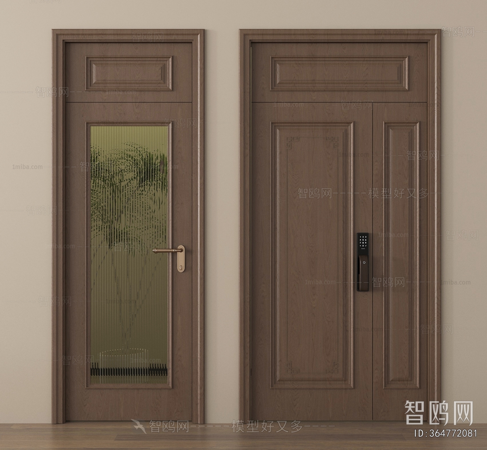 New Chinese Style Entrance Door