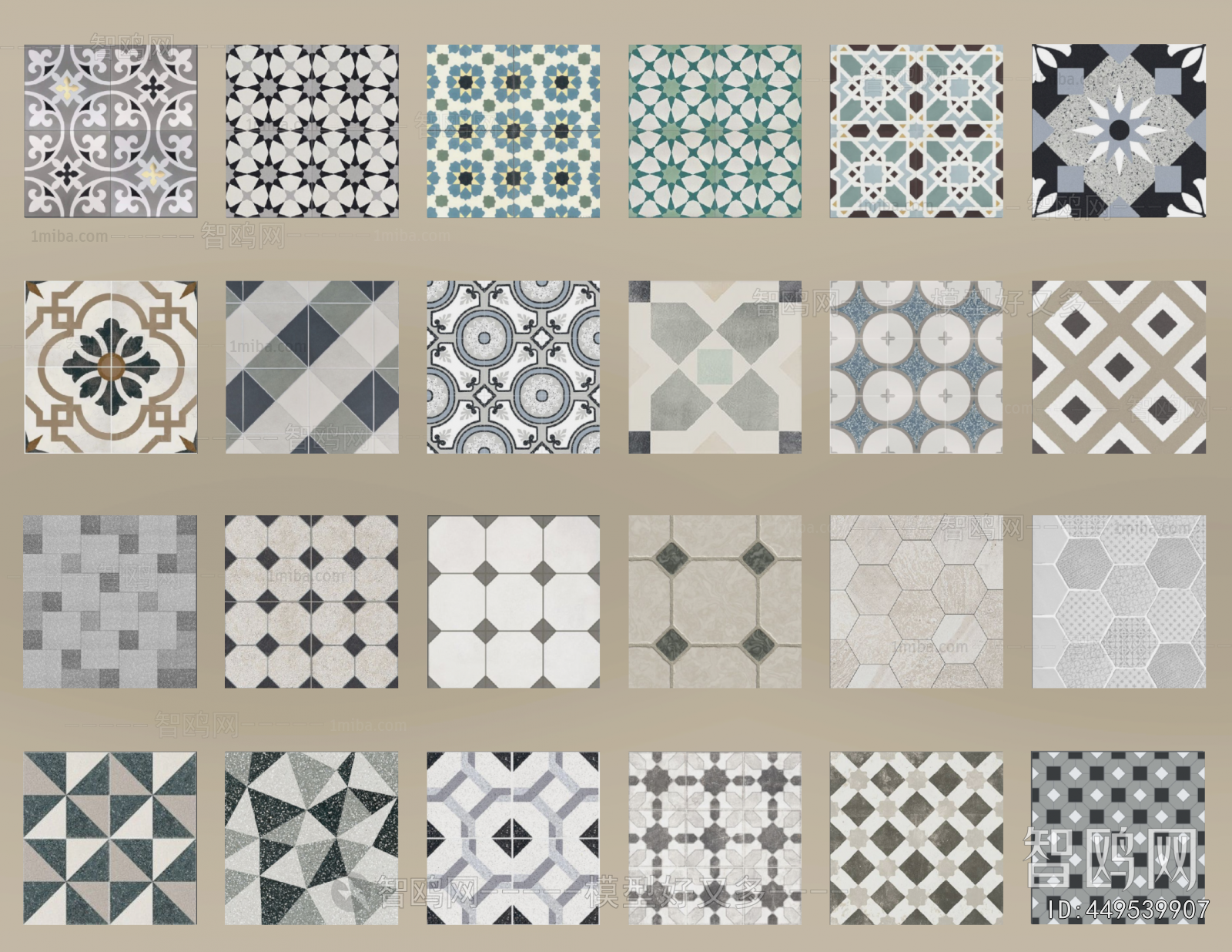 French Style Wall/floor/ceiling