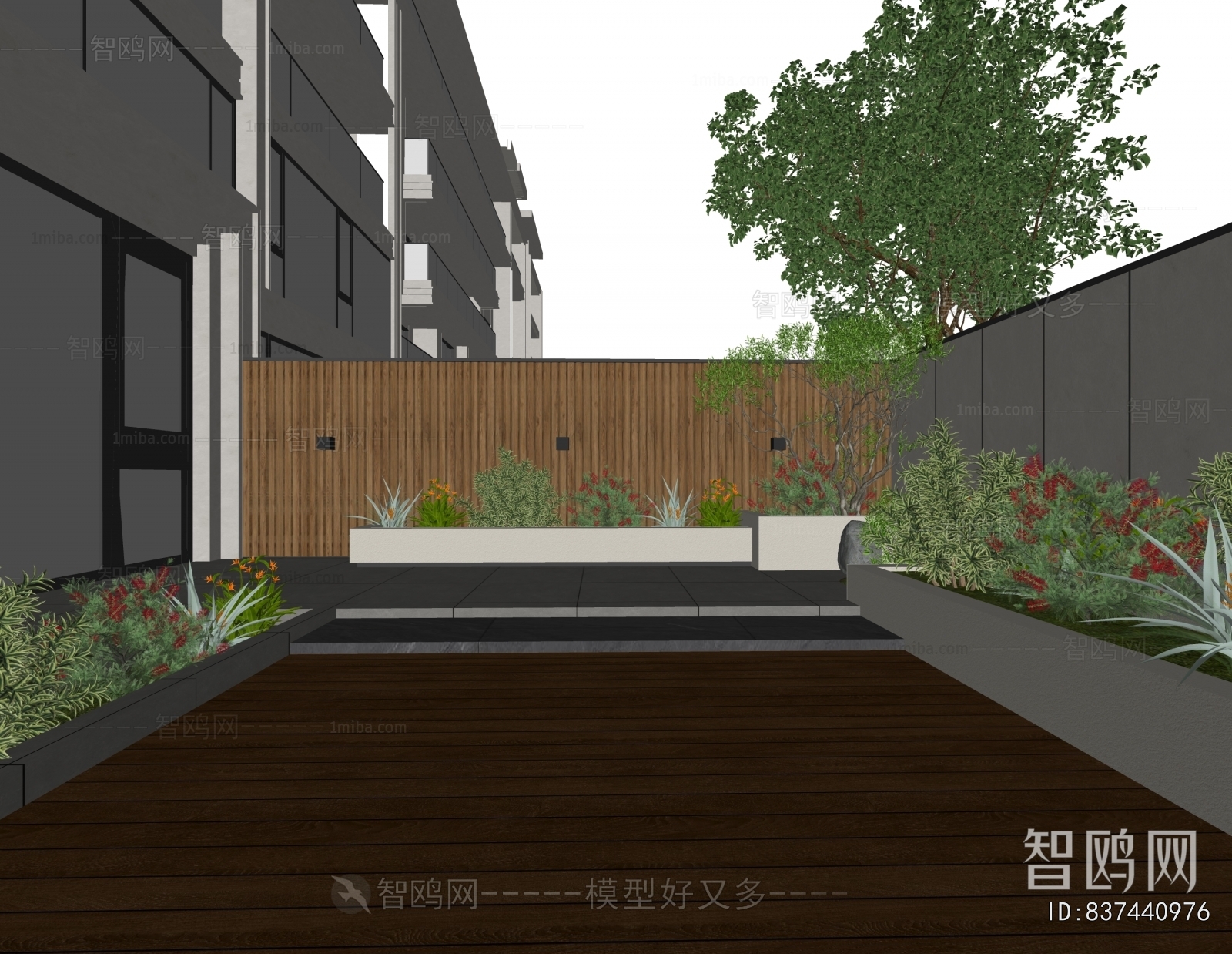 Modern Courtyard/landscape