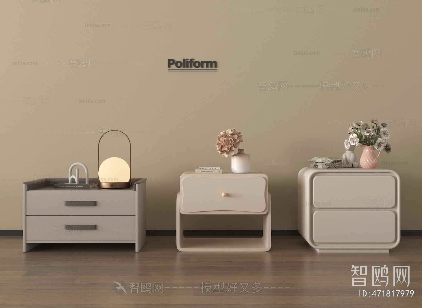 Modern Bedside Cupboard