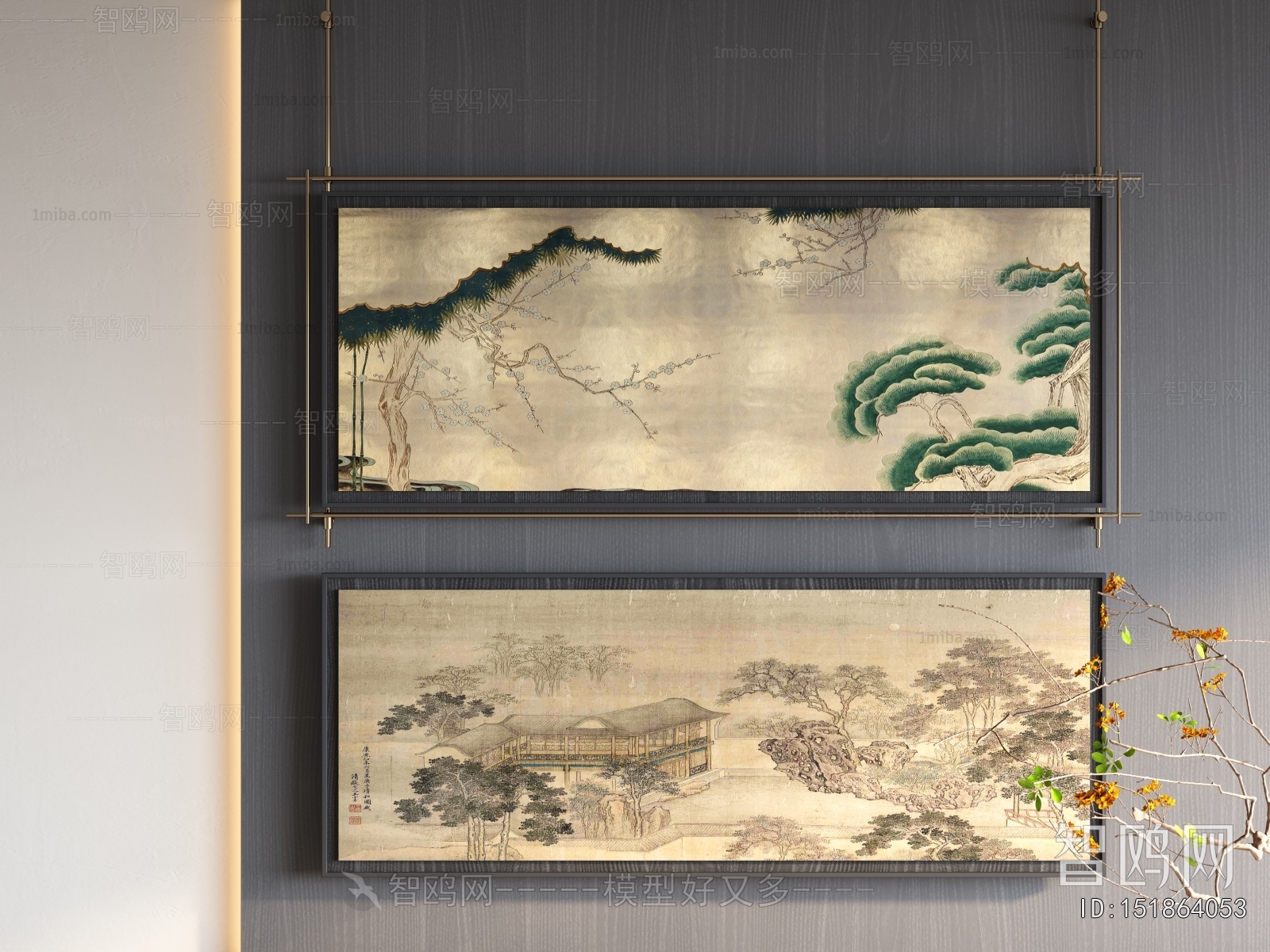 New Chinese Style Retro Style Painting