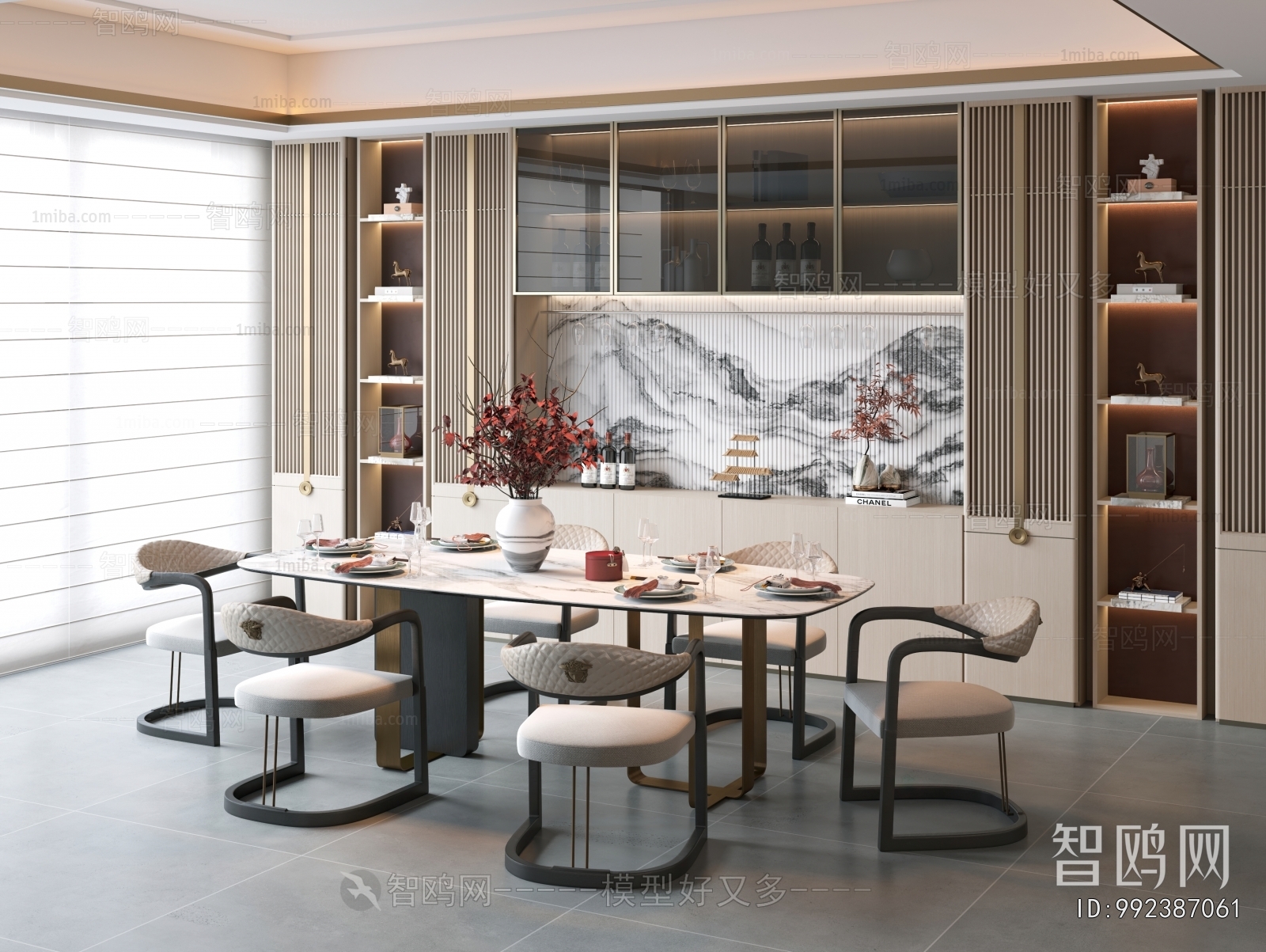 New Chinese Style Dining Room