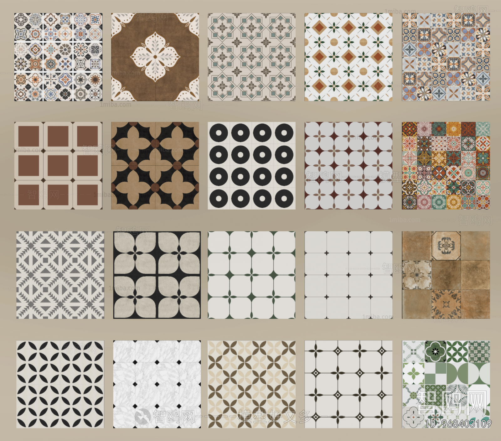 French Style Wall/floor/ceiling