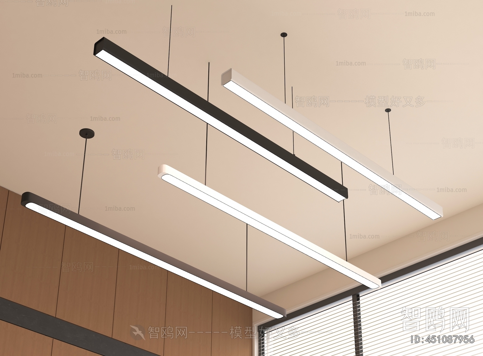 Modern Long Chandelier