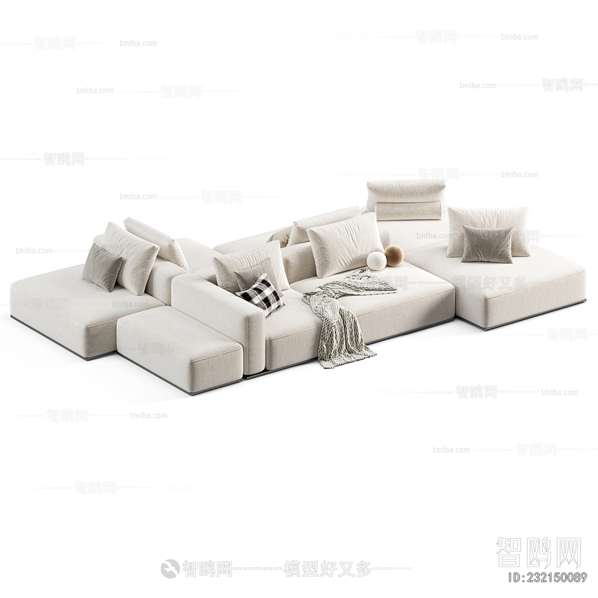 Modern Multi Person Sofa