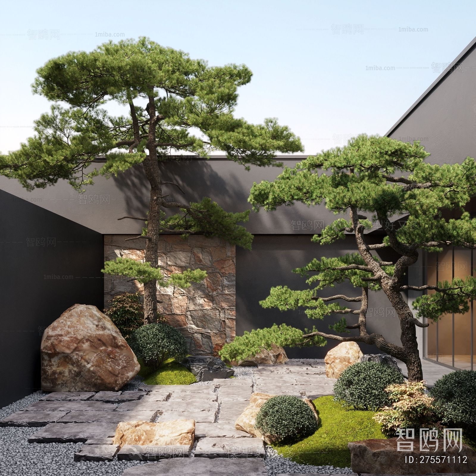 New Chinese Style Courtyard/landscape