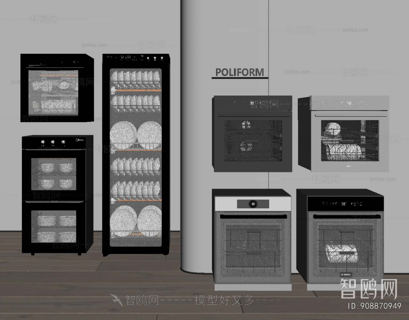 Modern Electric Kitchen Appliances