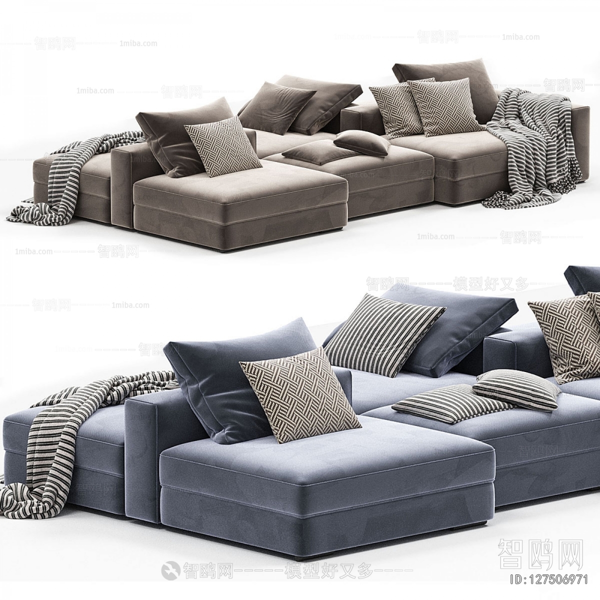 Modern Multi Person Sofa