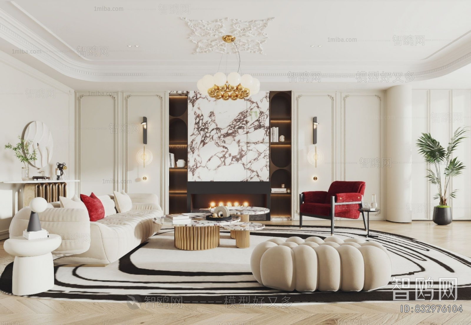 French Style A Living Room