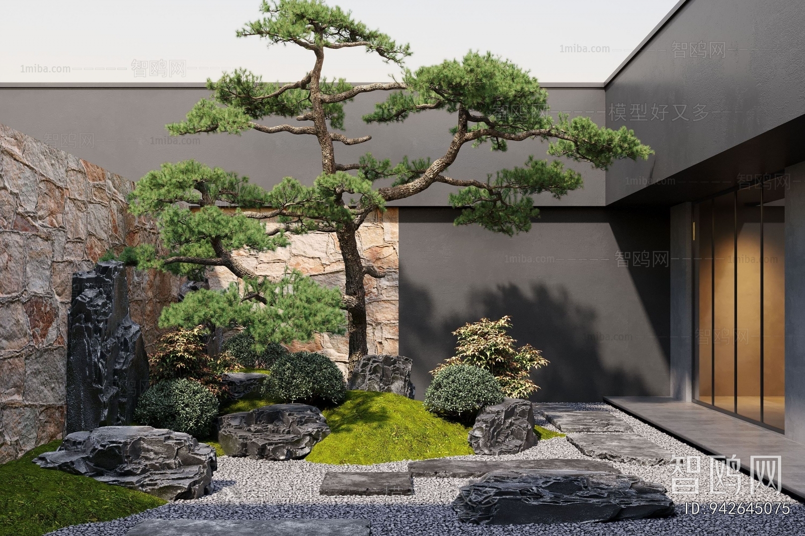 New Chinese Style Courtyard/landscape