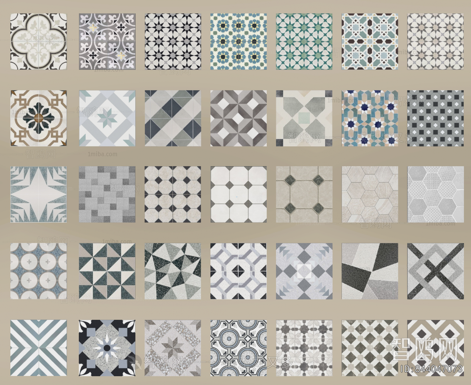 French Style Wall/floor/ceiling