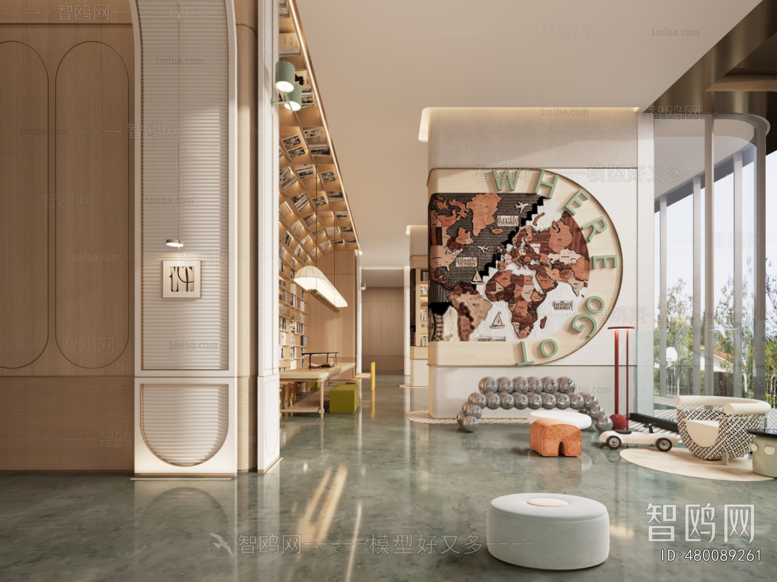 Modern Bookstore Book Bar