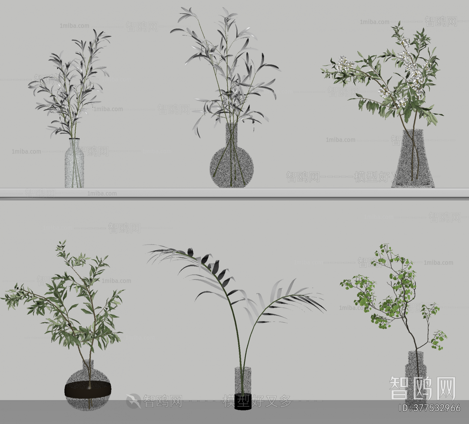 Modern Aquatic Green Plant