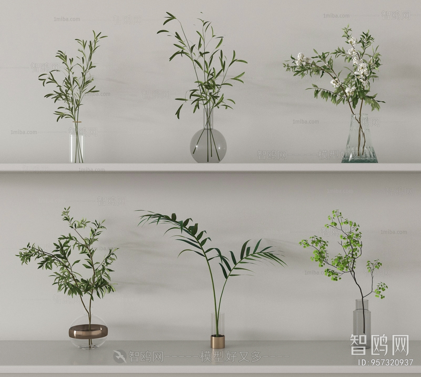 Modern Aquatic Green Plant