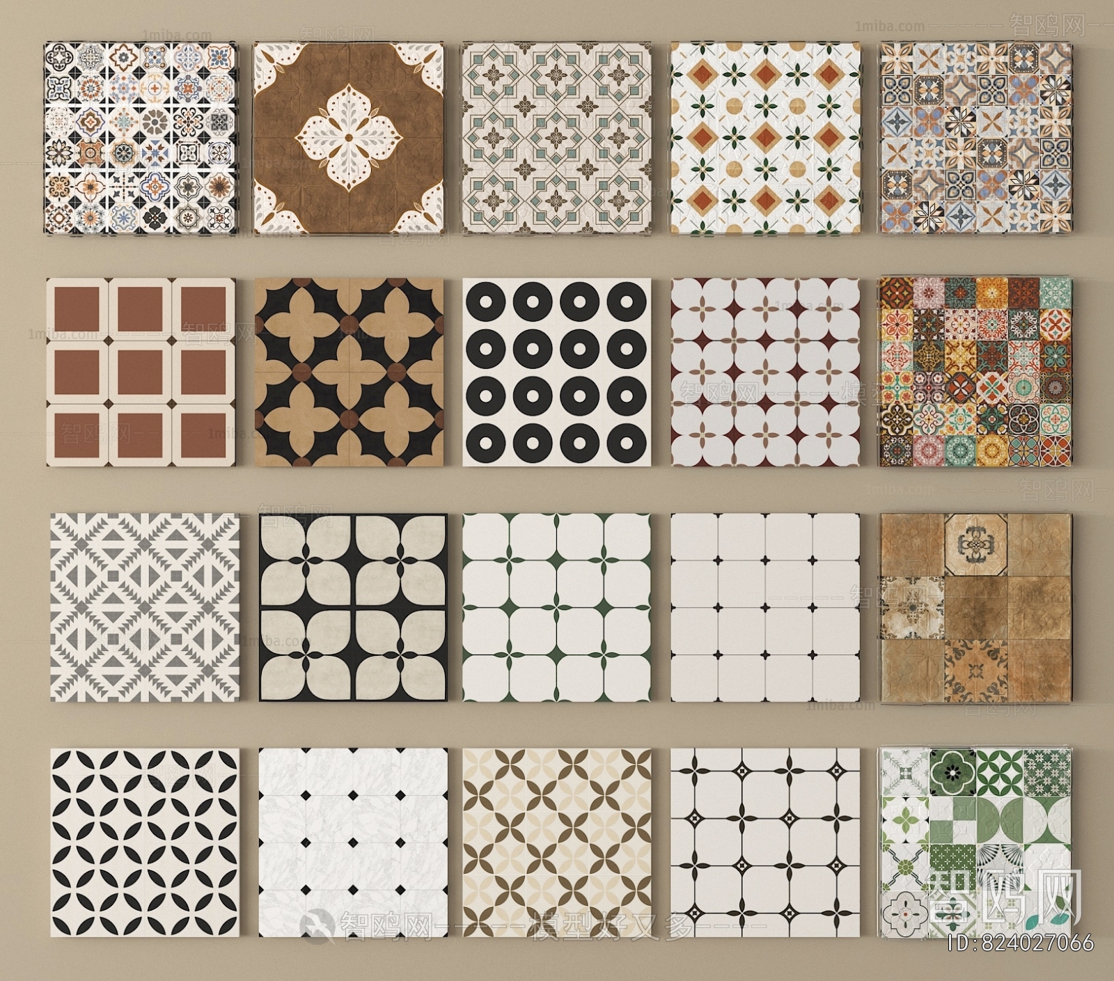 French Style Wall/floor/ceiling