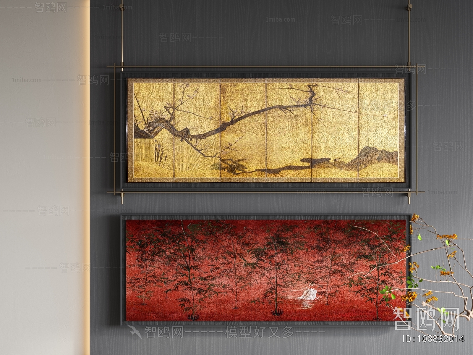 New Chinese Style Retro Style Painting