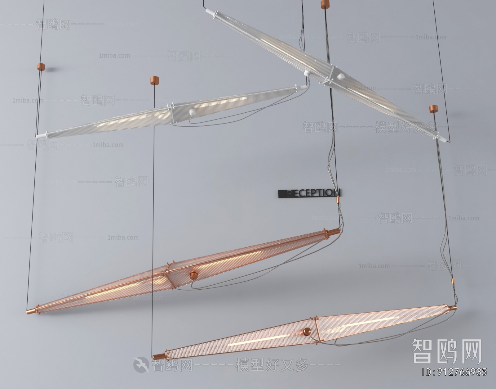 Modern Long Chandelier