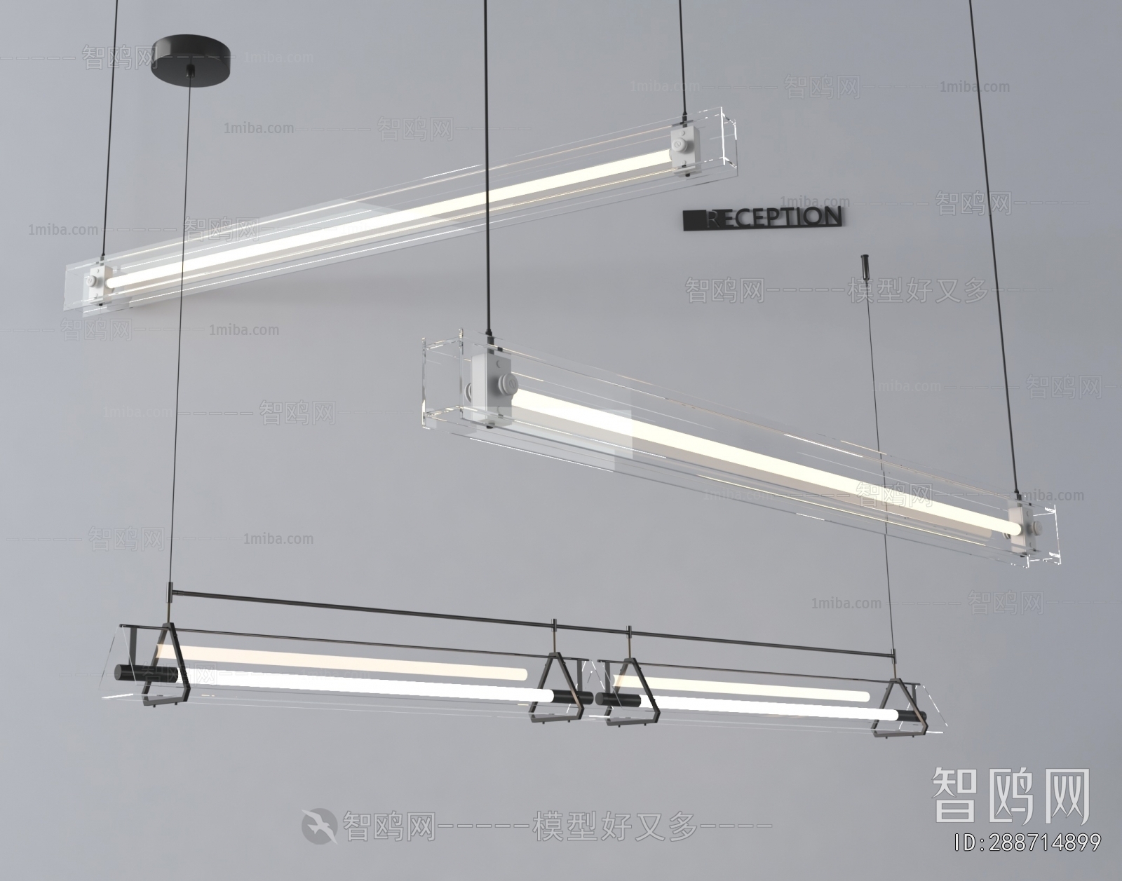 Modern Long Chandelier