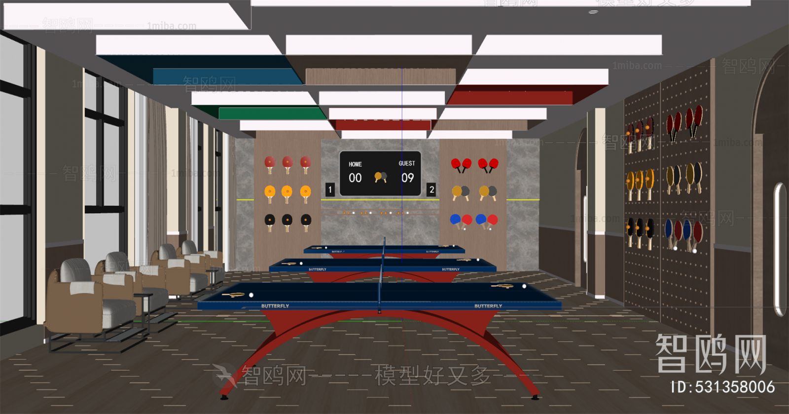 Modern Table Tennis Arena