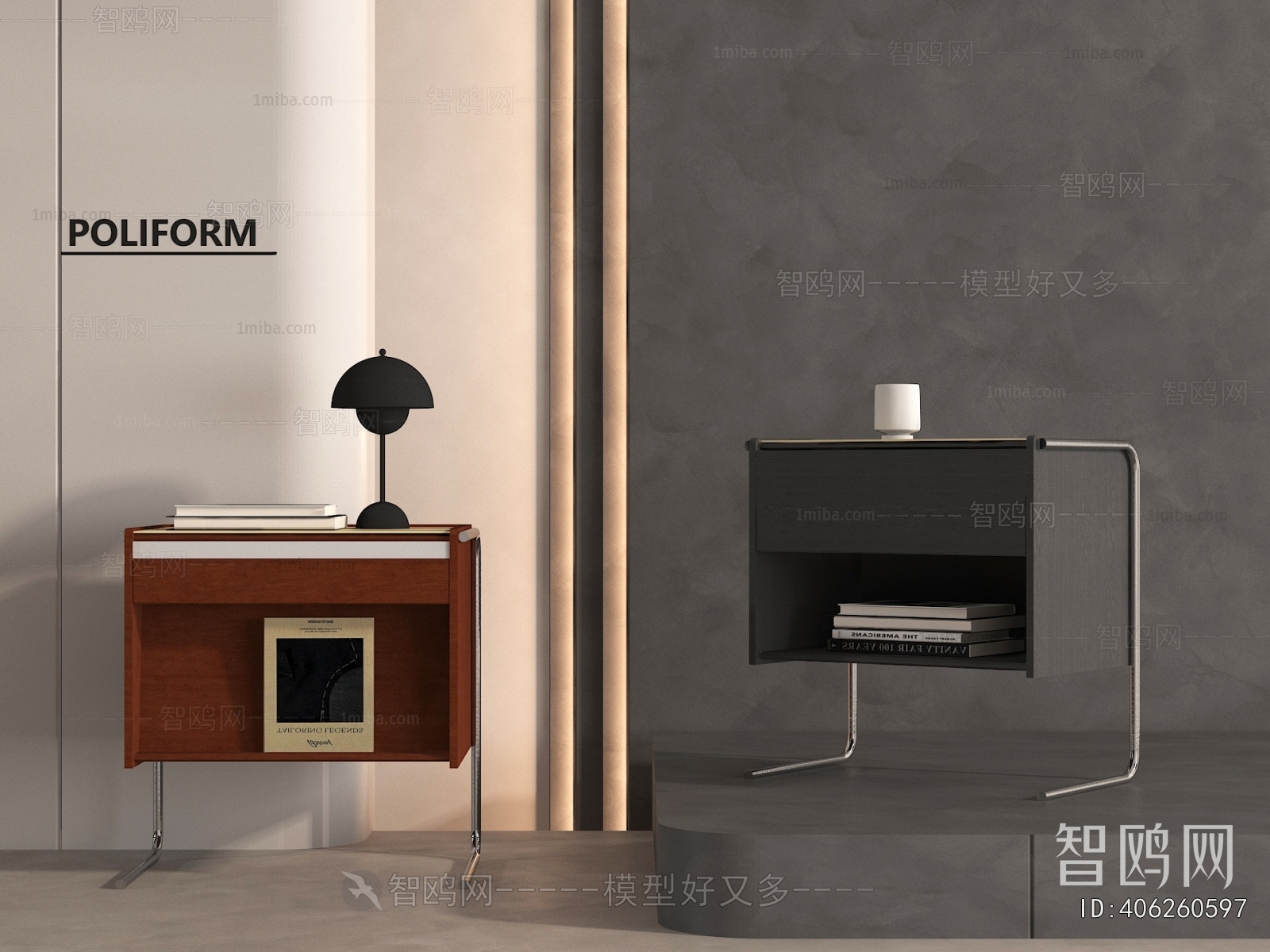 Modern Bedside Cupboard