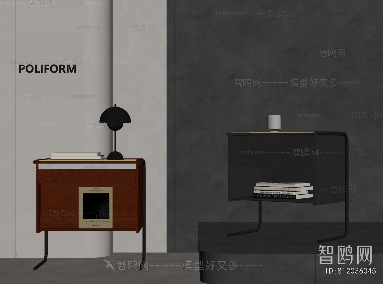 Modern Bedside Cupboard