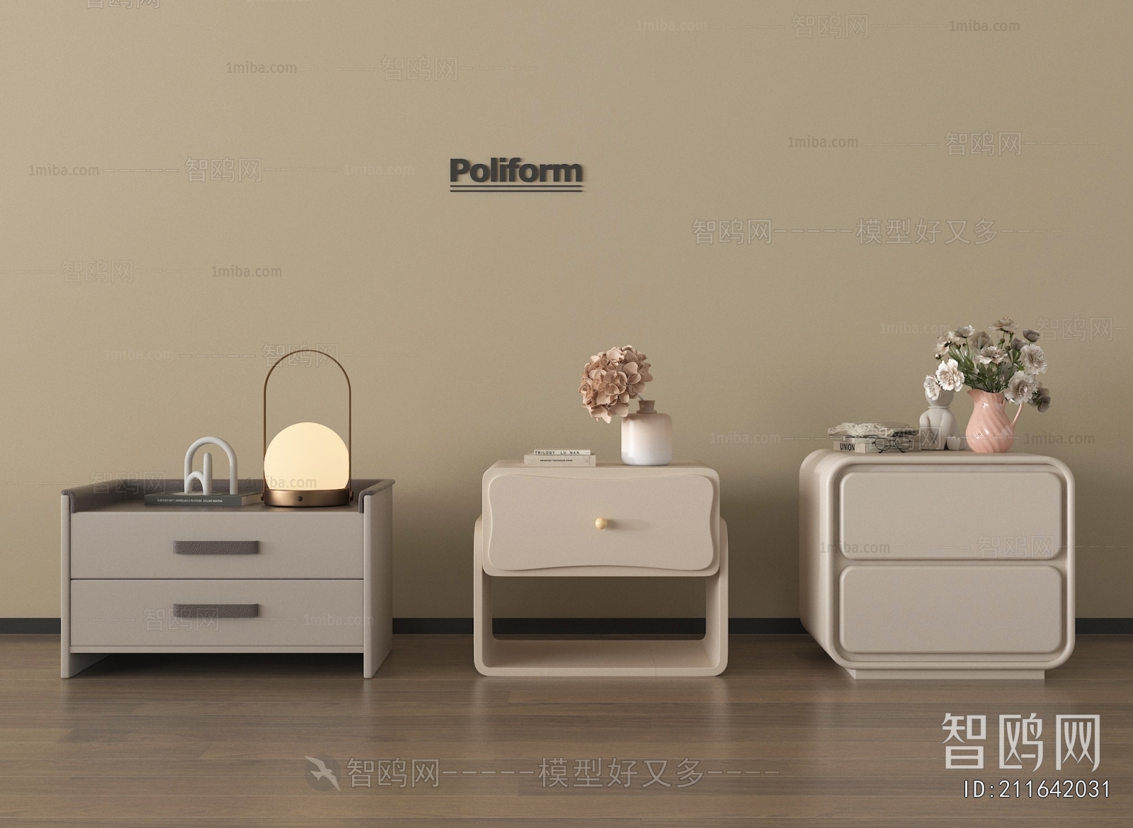 Modern Bedside Cupboard