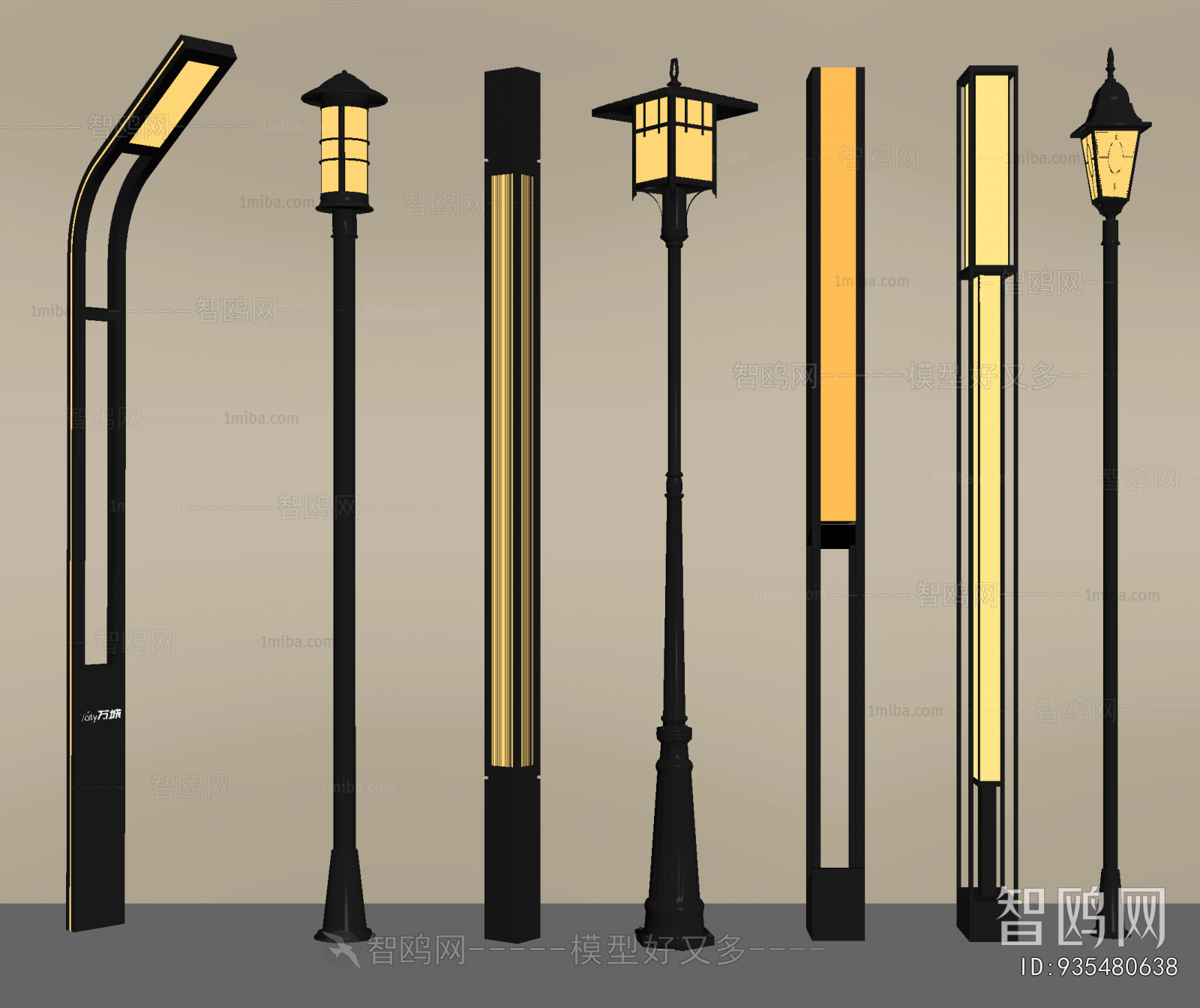 New Chinese Style Outdoor Light