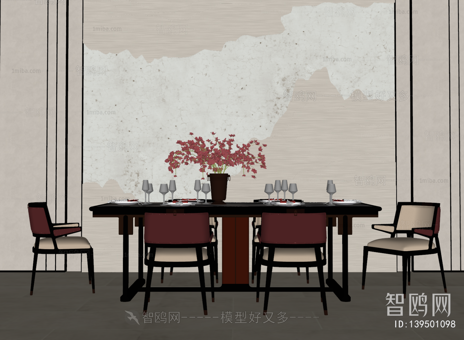 New Chinese Style Dining Table And Chairs