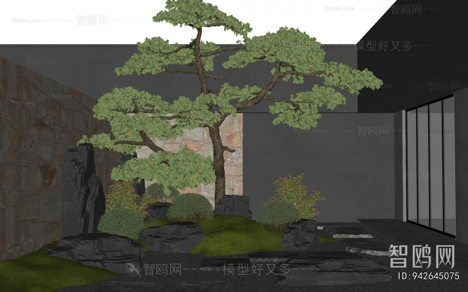 New Chinese Style Courtyard/landscape