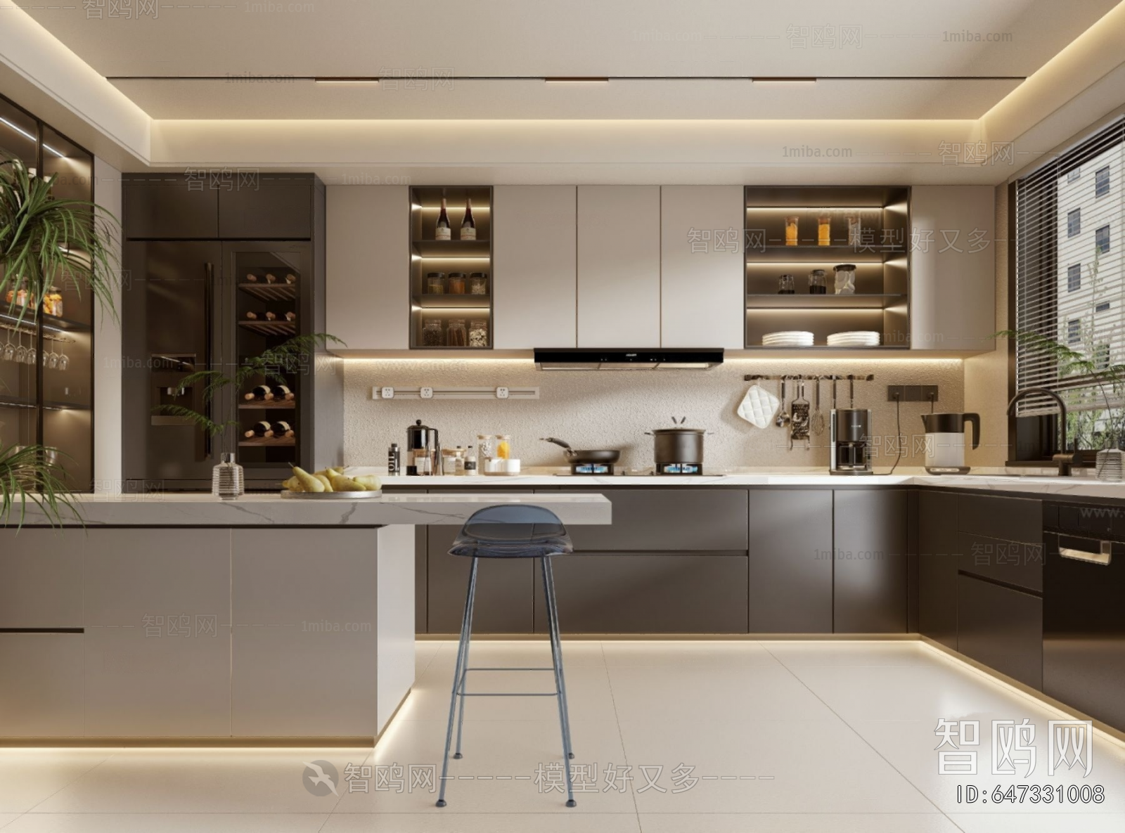 Modern Open Kitchen