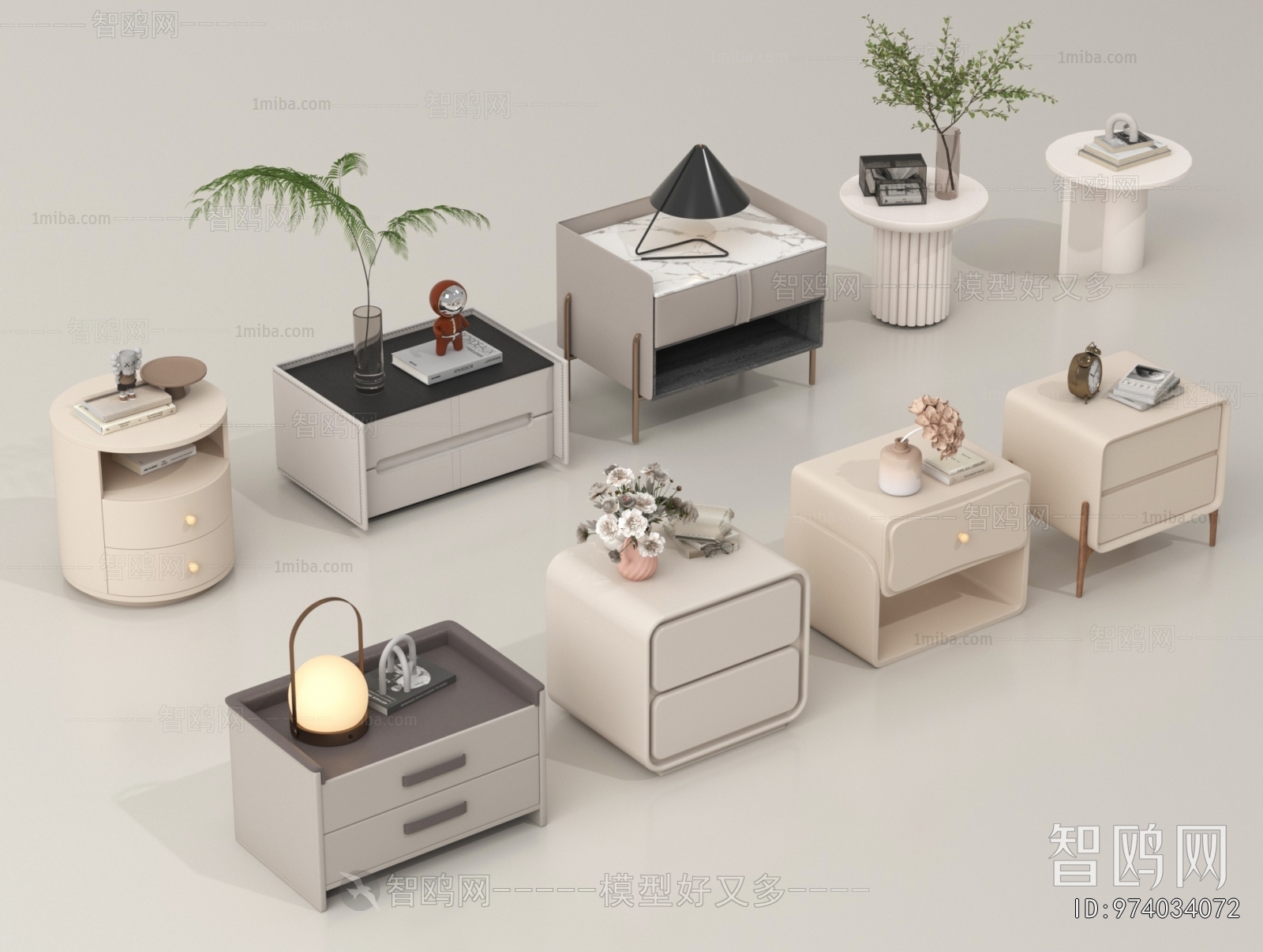 Modern Bedside Cupboard