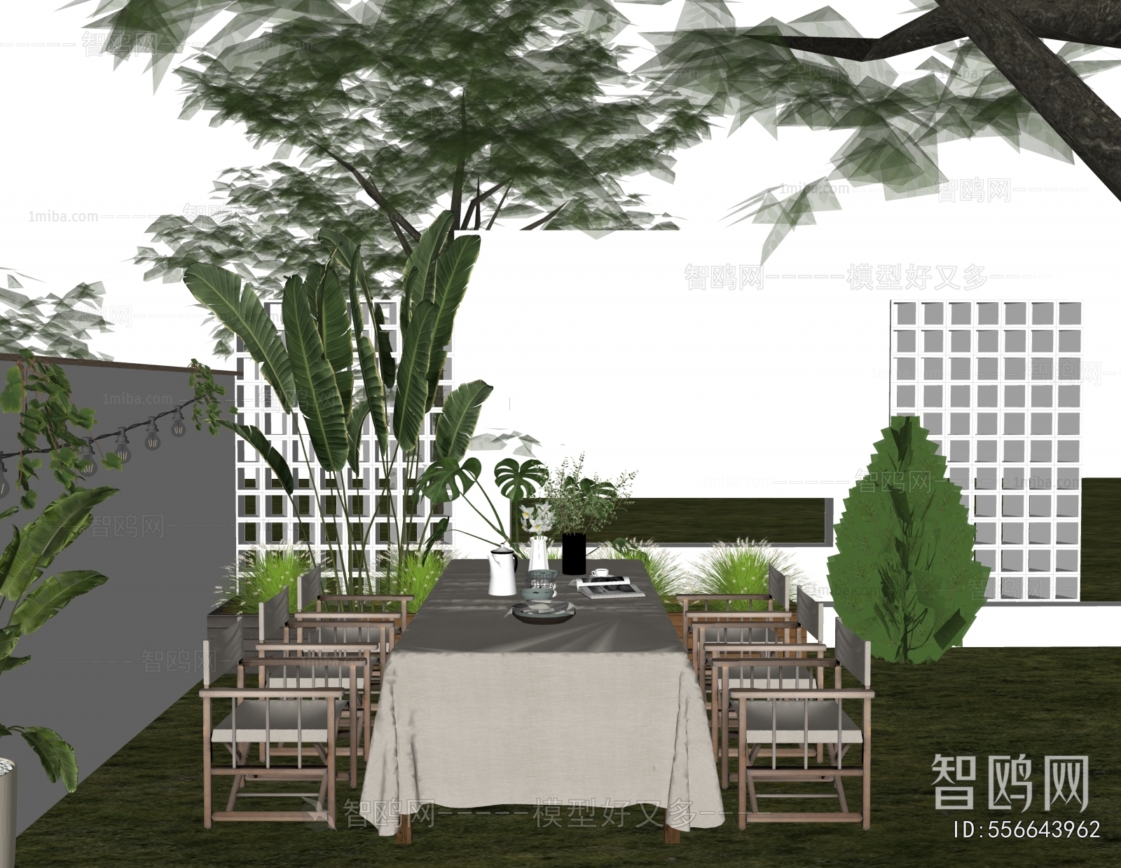 Modern Courtyard/landscape