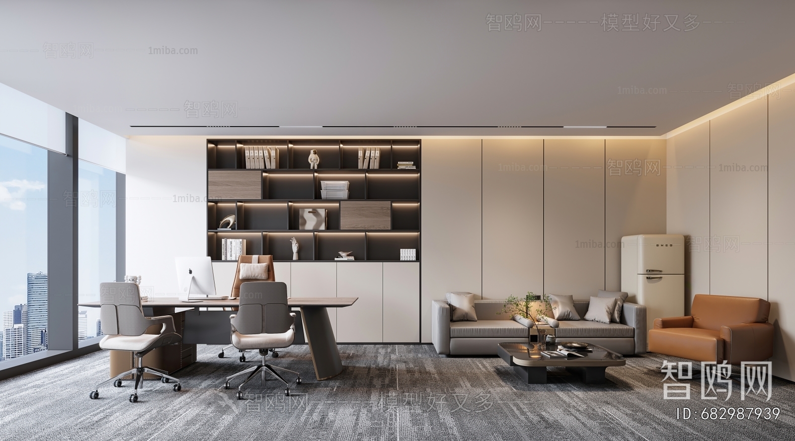 Modern Manager's Office