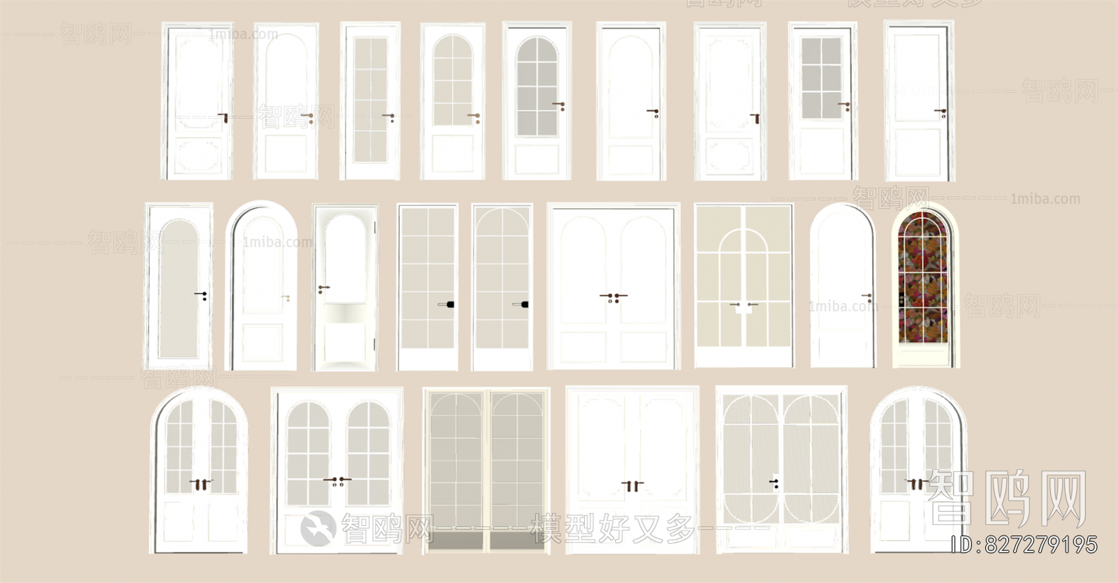 French Style Single Door