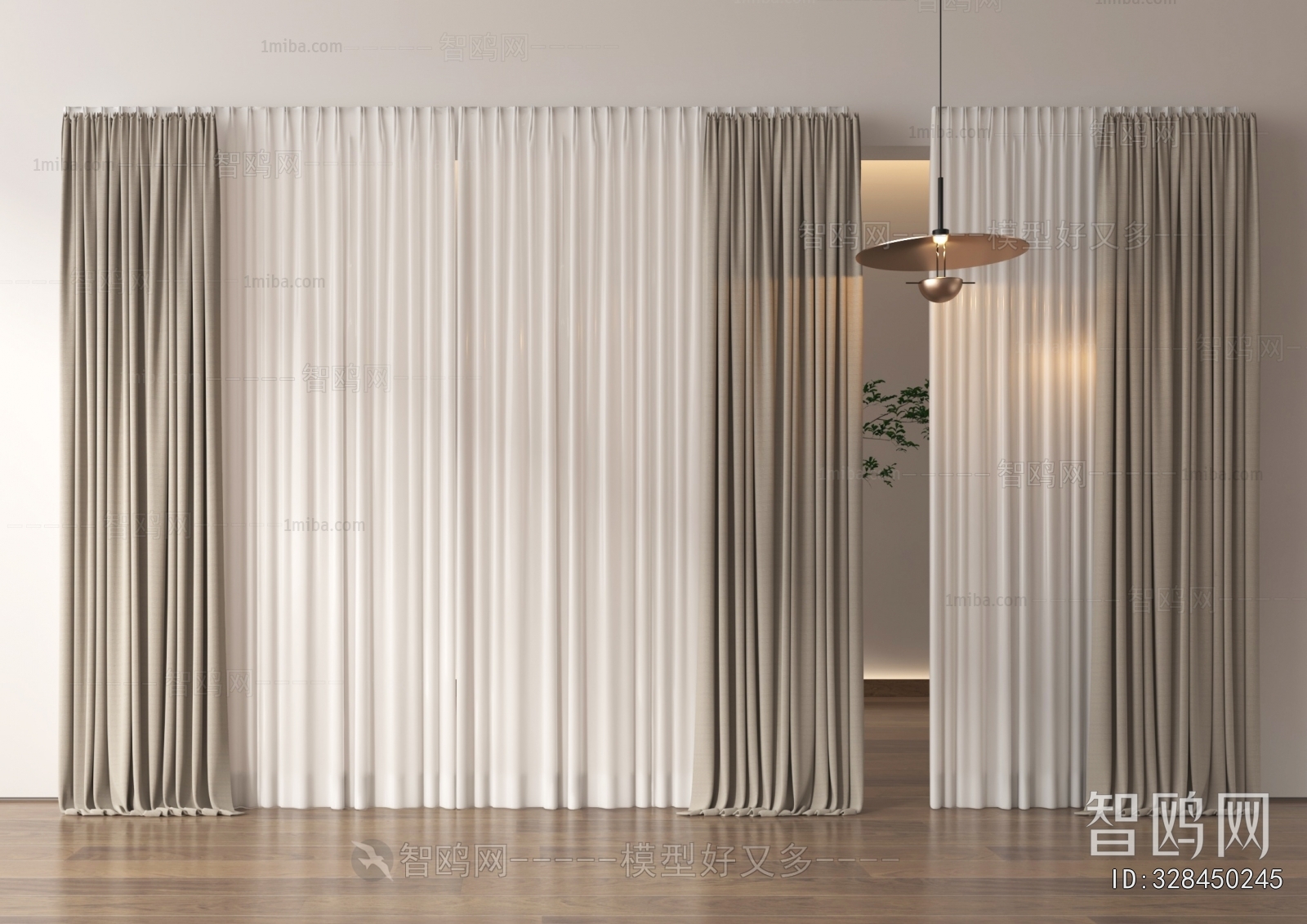 Modern The Curtain