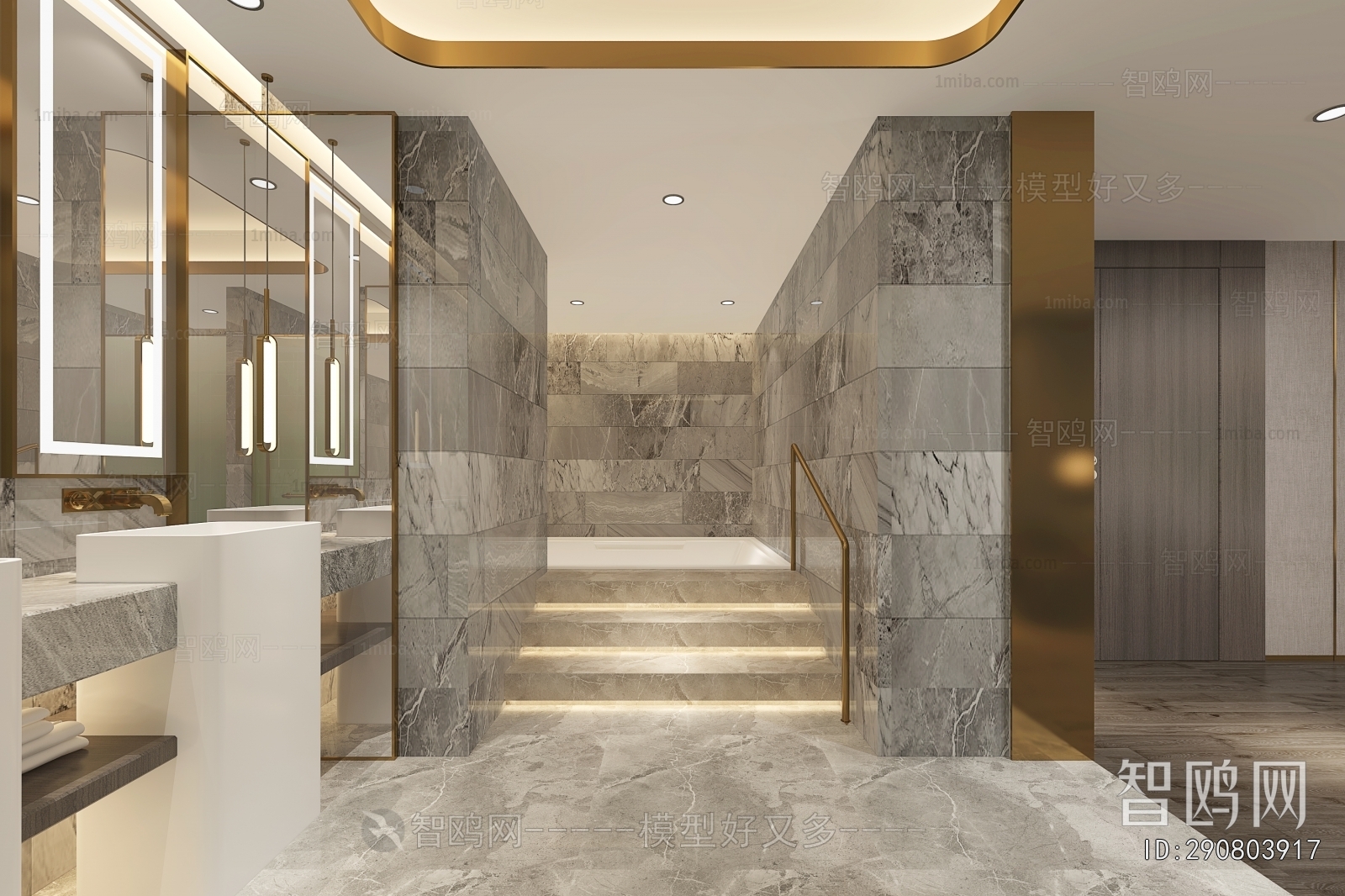 Modern Public Toilet