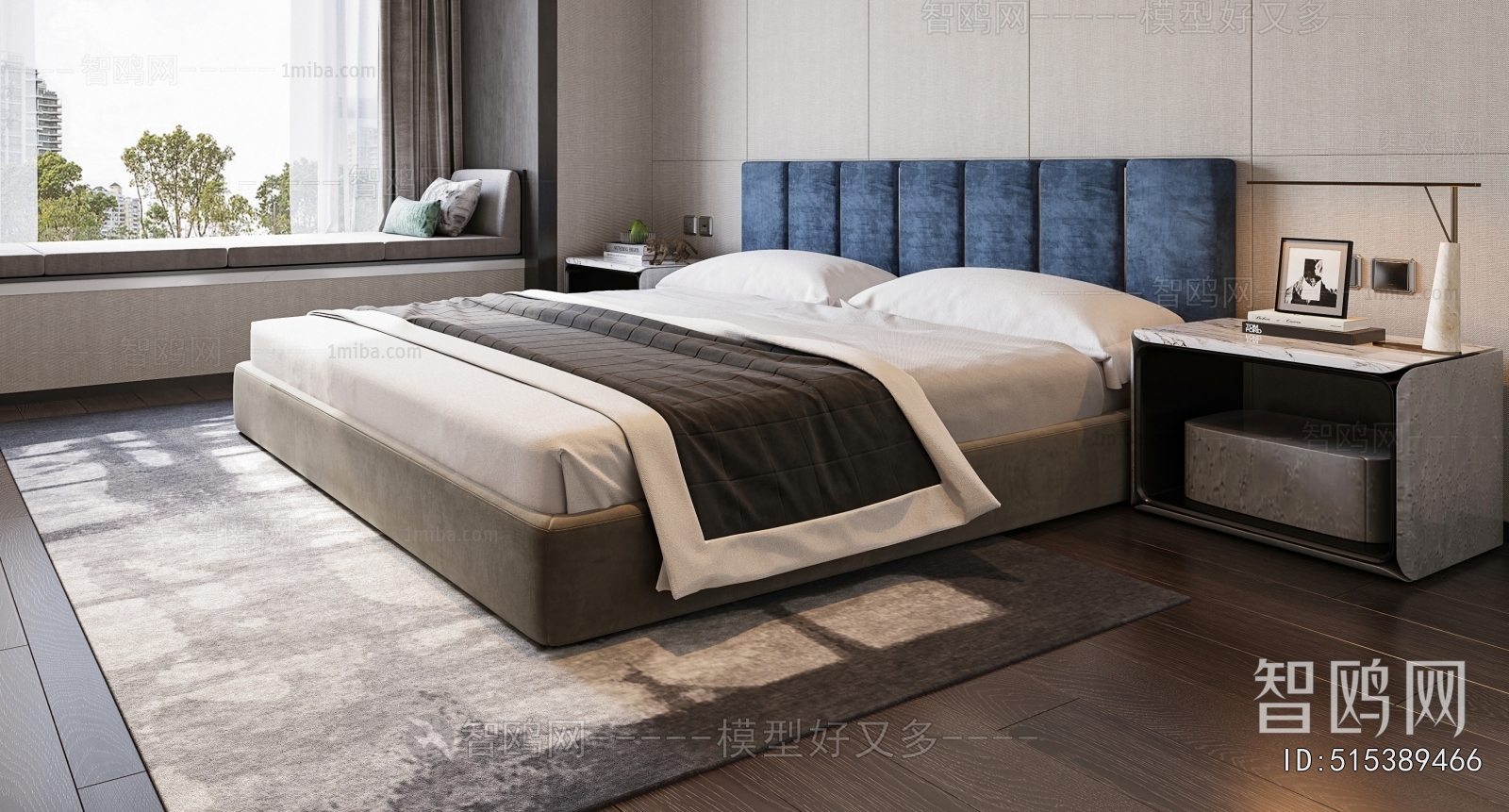 Modern Double Bed