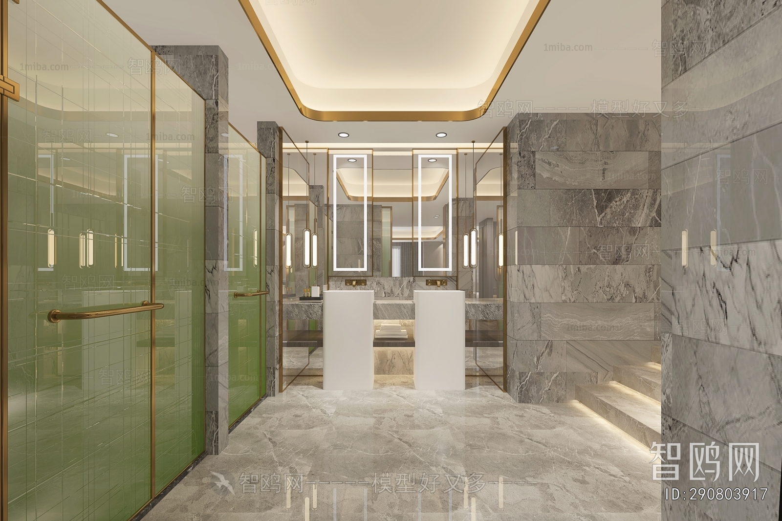 Modern Public Toilet