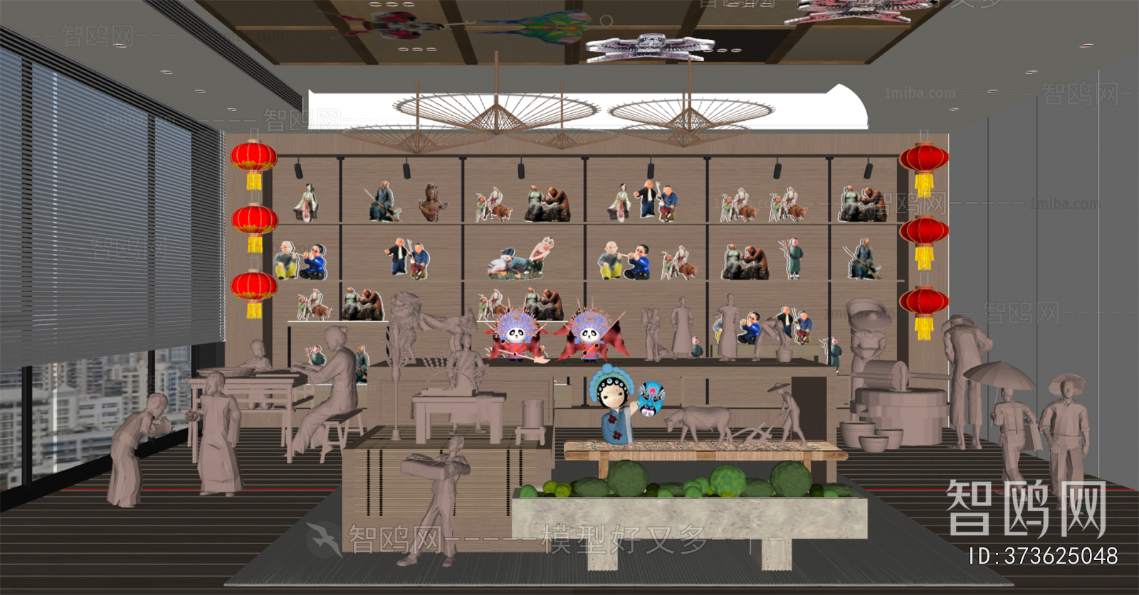 New Chinese Style Exhibition Hall