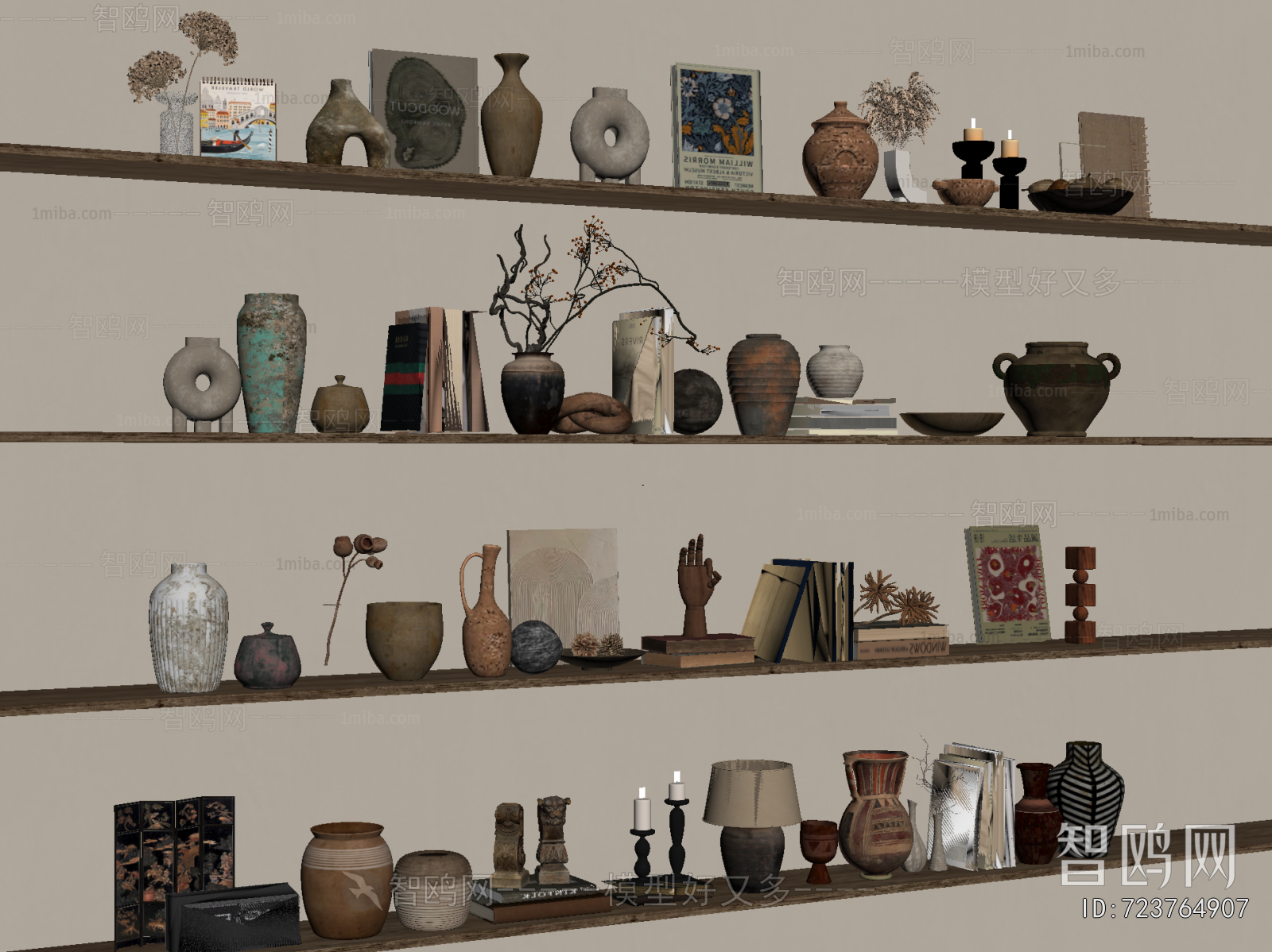 Wabi-sabi Style Decorative Set