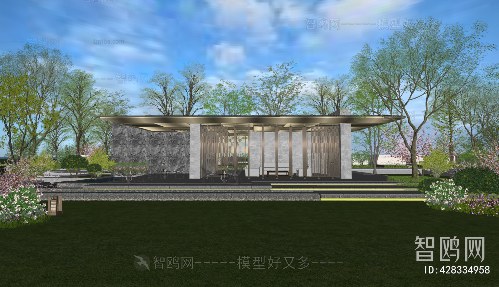 Modern Courtyard/landscape