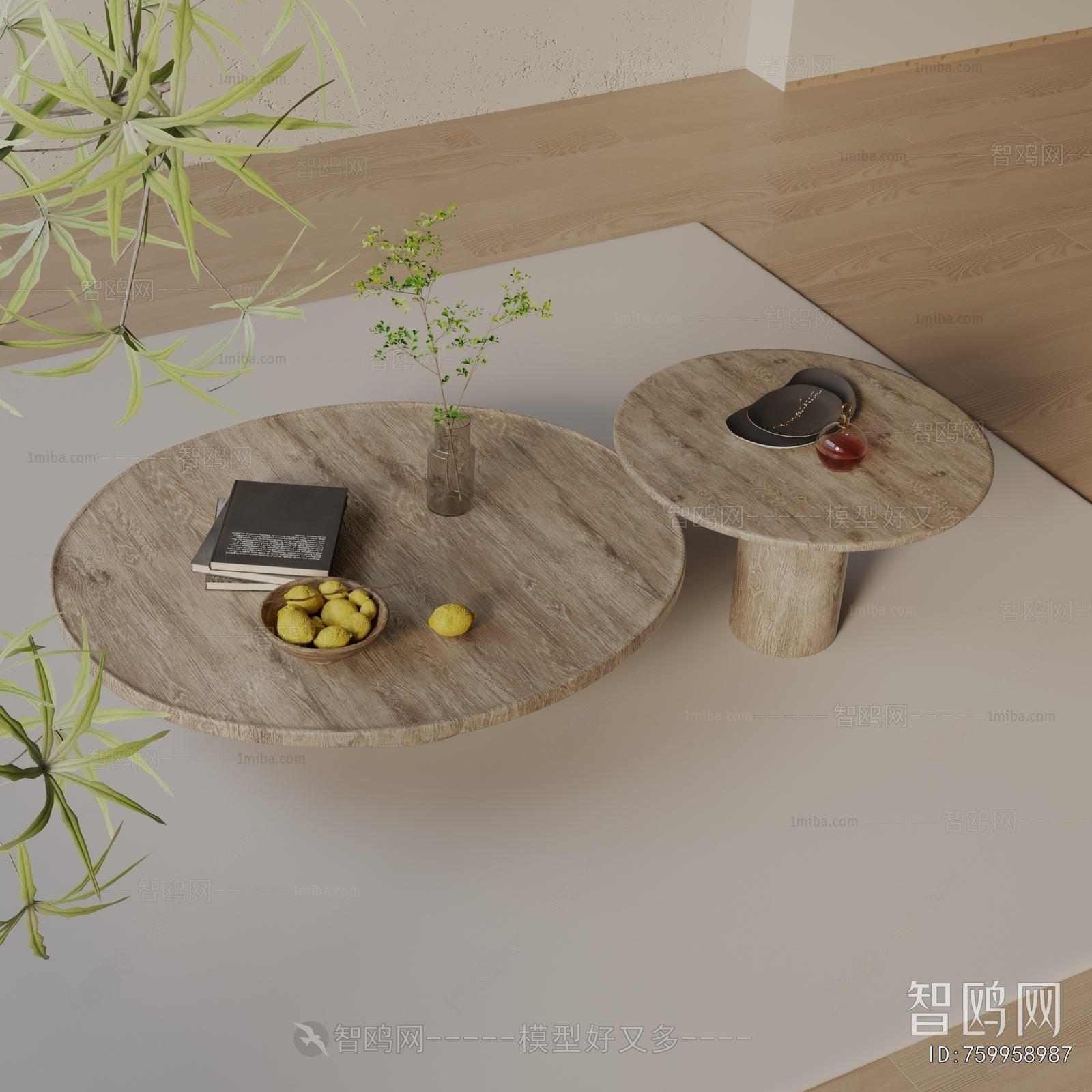 Wabi-sabi Style Coffee Table