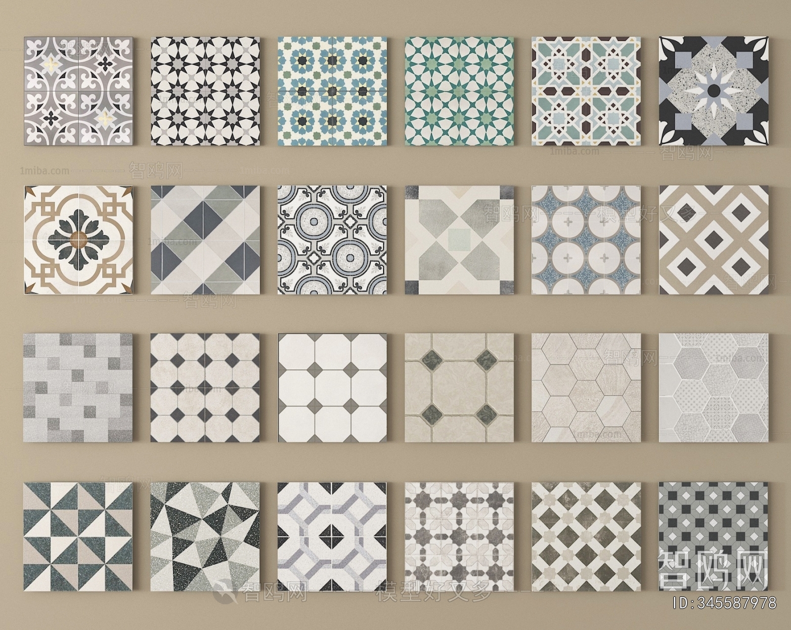 French Style Wall/floor/ceiling